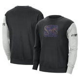 Nike Phoenix Suns Courtside Versus Force & Flight Pullover Sweatshirt Black/Heather Gray