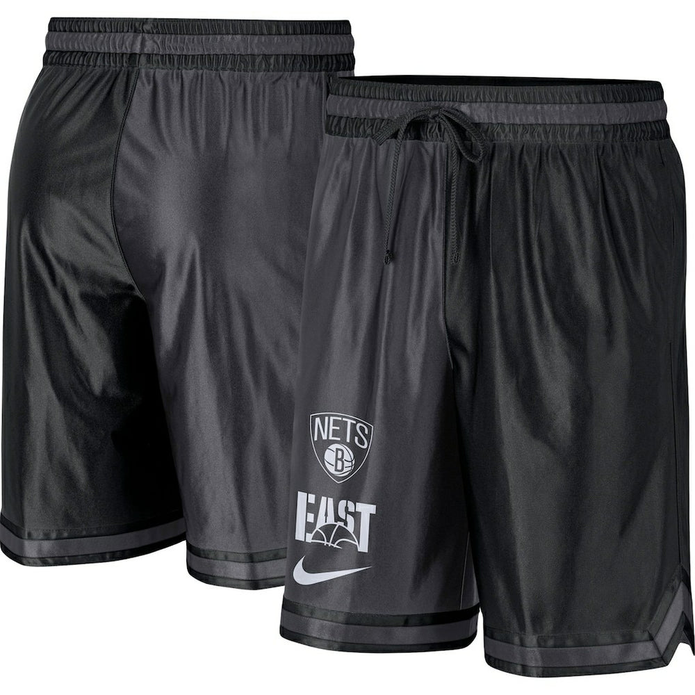 Nike Brooklyn Nets Courtside Versus Force Split DNA Performance Shorts Black/Anthracite