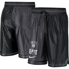 Nike Brooklyn Nets Courtside Versus Force Split DNA Performance Shorts Black/Anthracite