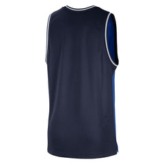 Nike Dallas Mavericks Courtside Versus Force Split DNA Performance Mesh Tank Top Blue/Navy