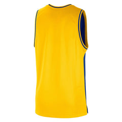 Nike Golden State Warriors Courtside Versus Force Split DNA Performance Mesh Tank Top Royal/Gold