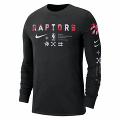 Nike Toronto Raptors Essential Air Traffic Control Long Sleeve T-Shirt Black