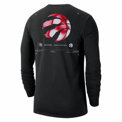Nike Toronto Raptors Essential Air Traffic Control Long Sleeve T-Shirt Black