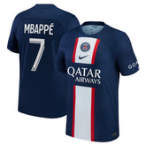 Nike - Kylian Mbappé Paris Saint-Germain 2022/23 Home Replica Player Jersey - Blue