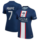 Nike - Kylian Mbappé Paris Saint-Germain Women's 2022/23 Home Replica Player Jersey - Blue