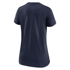 New England Patriots Women's Hometown Collection Tri-Blend V-Neck T-Shirt - Navy - Nike