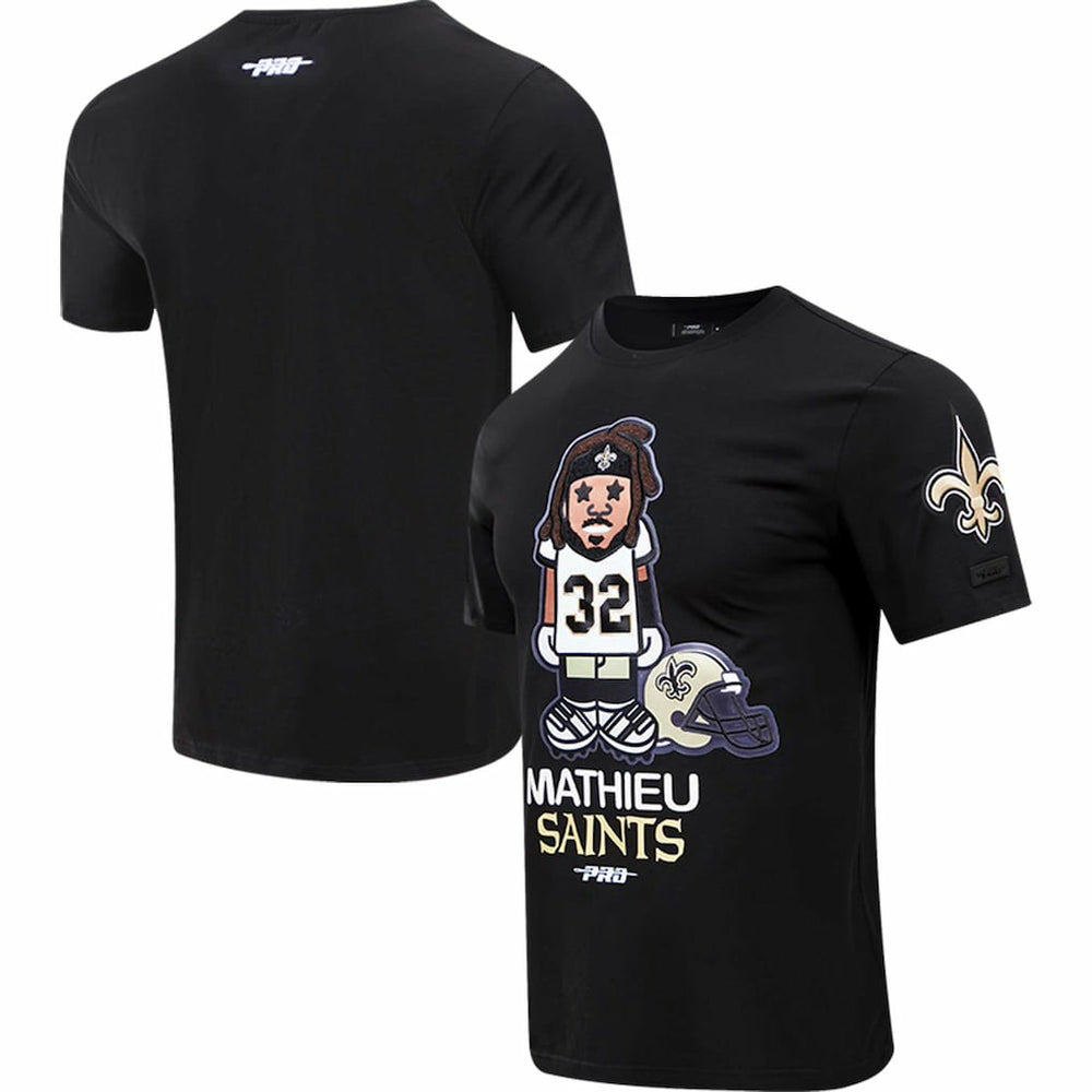 Tyrann Mathieu New Orleans Saints Pro Standard Player Avatar Graphic T-Shirt - Black - NFL