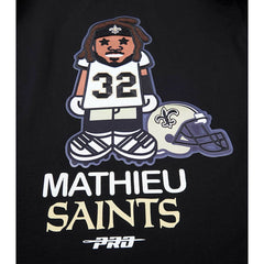 Tyrann Mathieu New Orleans Saints Pro Standard Player Avatar Graphic T-Shirt - Black - NFL