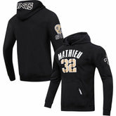 Tyrann Mathieu New Orleans Saints Pro Standard Player Name & Number Pullover Hoodie - Black - NFL