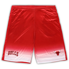 Fanatics Chicago Bulls Big & Tall Fadeaway Shorts Red