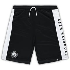 Fanatics Brooklyn Nets Big & Tall Referee Iconic Mesh Shorts Black