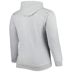 Fanatics Philadelphia 76ers Big & Tall Wordmark Pullover Hoodie Heather Gray