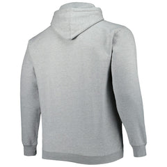 Fanatics Atlanta Hawks Big & Tall Wordmark Pullover Hoodie Heather Gray