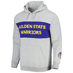 Fanatics Golden State Warriors Wordmark French Terry Pullover Hoodie Heather Gray