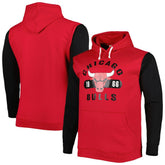 Fanatics Chicago Bulls Big & Tall Bold Attack Pullover Hoodie Red/Black