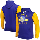 Fanatics Golden State Warriors Big & Tall Bold Attack Pullover Hoodie Royal/Gold