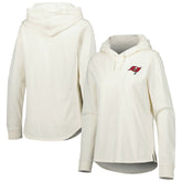 Tampa Bay Buccaneers Women's Ashby Isles Jersey Pullover Hoodie - Cream - Tommy Bahama