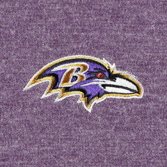 Baltimore Ravens Women's Sport Sun Fade Full-Zip Sweatshirt - Heathered Purple - Tommy Bahama