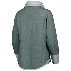 Green Bay Packers Women's Sport Sun Fade Full-Zip Sweatshirt - Heathered Green - Tommy Bahama