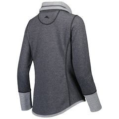 Washington Commanders Women's Sport Sun Fade Full-Zip Sweatshirt - Heathered Black - Tommy Bahama