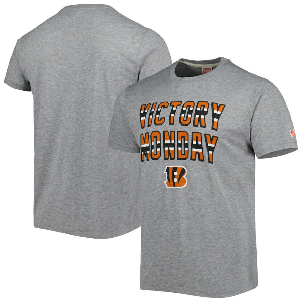 Cincinnati Bengals Homage Victory Monday Tri-Blend T-Shirt - Gray - NFL