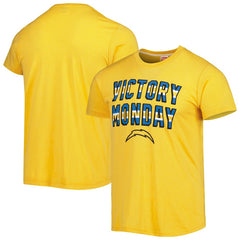 Los Angeles Chargers Homage Victory Monday Tri-Blend T-Shirt - Gold - NFL