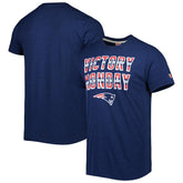 New England Patriots Homage Victory Monday Tri-Blend T-Shirt - Navy - NFL
