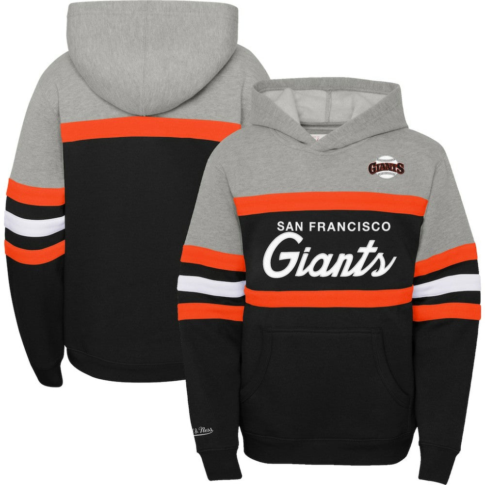 San Francisco Giants Mitchell & Ness Youth Cooperstown Collection Head Coach Pullover Hoodie Outlet