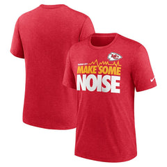 Kansas City Chiefs Local Tri-Blend T-Shirt - Heathered Red - Nike