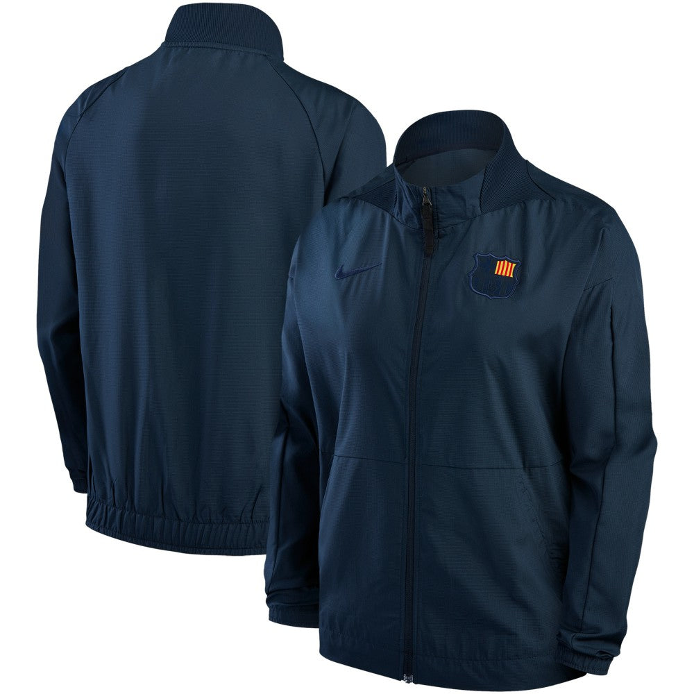 Nike - Barcelona Women's Team Anthem Raglan Performance Full-Zip Jacket - Blue