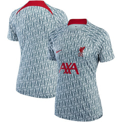 Nike - Liverpool Women's 2022/23 Pre-Match Raglan Performance Top - Gray