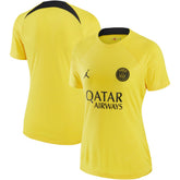 Jordan - Paris Saint-Germain Jordan Brand Women's 2022/23 Pre-Match Raglan Performance Top - Yellow