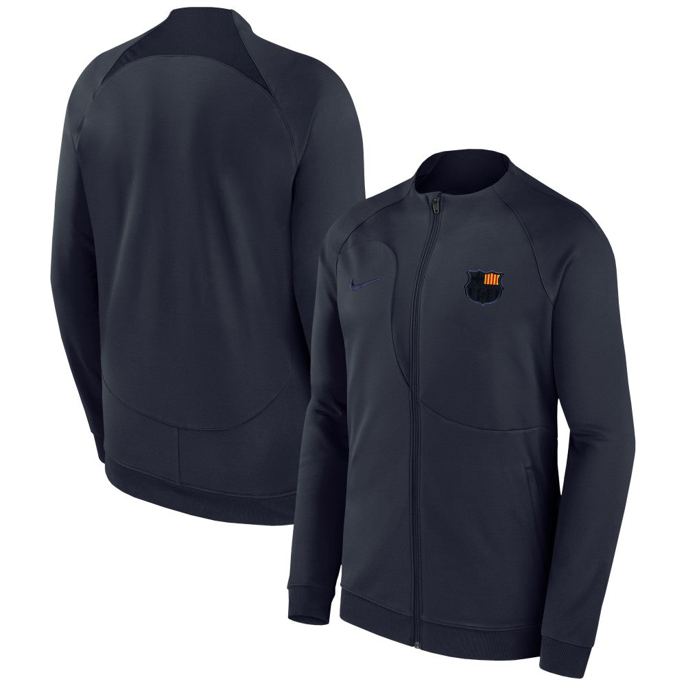 Nike - Barcelona Youth Academy Pro Anthem Raglan Performance Full-Zip Jacket - Navy