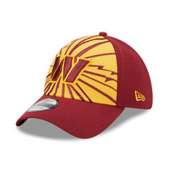 Washington Commanders New Era Shattered 39THIRTY Flex Hat - Gold/Burgundy - NFL