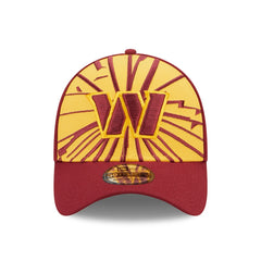 Washington Commanders New Era Shattered 39THIRTY Flex Hat - Gold/Burgundy - NFL