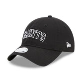 New Orleans Saints New Era Women's Collegiate 9TWENTY Adjustable Hat - Black - NFL