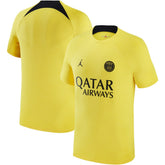 Jordan - Paris Saint-Germain Jordan Brand 2022/23 Pre-Match Top - Yellow