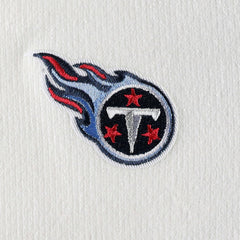 Tennessee Titans Antigua Women's Avenue Raglan Pullover Sweatshirt - Cream/Navy - NFL