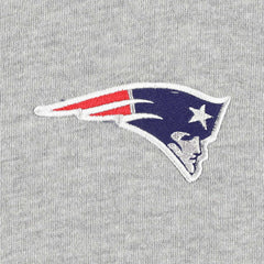 New England Patriots Big & Tall Fleece Raglan Full-Zip Hoodie Jacket - Heather Gray - NFL