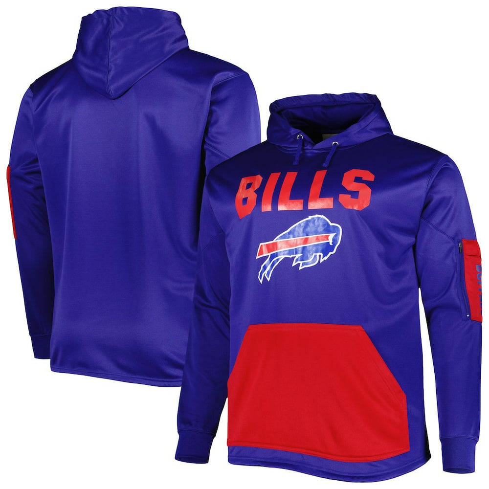 Buffalo Bills Big & Tall Pullover Hoodie - Royal - Fanatics