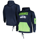 Seattle Seahawks Big & Tall Pullover Hoodie - College Navy - Fanatics