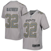 Tyrann Mathieu New Orleans Saints Youth Atmosphere Game Jersey - Gray - Nike