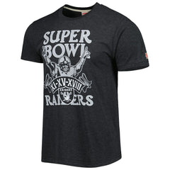 Las Vegas Raiders Homage Super Bowl Classics Tri-Blend T-Shirt - Charcoal - NFL