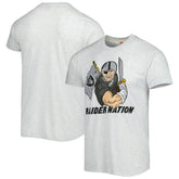 Las Vegas Raiders Homage Hyper Local Tri-Blend T-Shirt - Ash - NFL