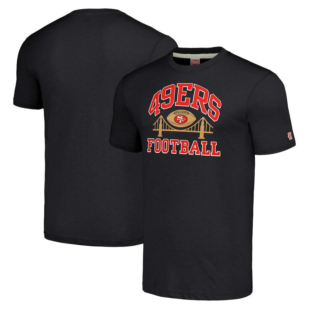 San Francisco 49ers Homage Hyper Local Tri-Blend T-Shirt - Charcoal - NFL