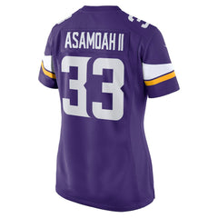 Brian Asamoah Minnesota Vikings Women's Player Game Jersey - Purple - Nike