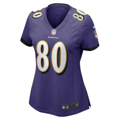 Isaiah Likely Baltimore Ravens Women's Player Game Jersey - Purple - Nike