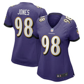 Travis Jones Baltimore Ravens Women's Player Game Jersey - Purple - Nike