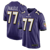 Daniel Faalele Baltimore Ravens Player Game Jersey - Purple - Nike