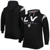 Las Vegas Raiders Big & Tall Call the Shots Pullover Hoodie - Black - Fanatics